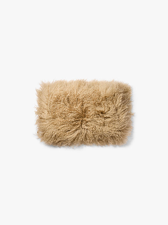 michael kors mongolian shearling stole