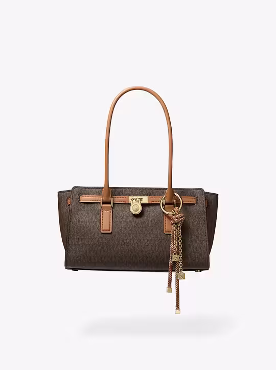 Hamilton Moderne Small Signature Logo Satchel michael kors hamilton moderne small signature logo satchel