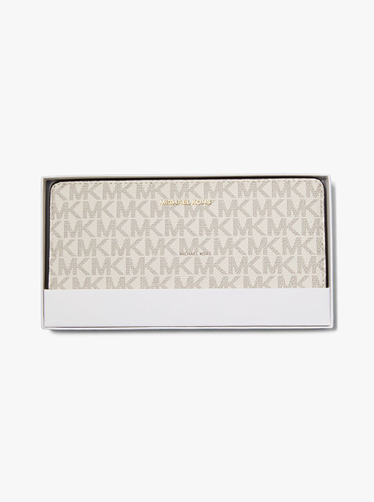 michael kors bryant large signature logo snap front wallet