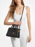 Laila Small Studded Leather Satchel michael kors laila small studded leather satchel