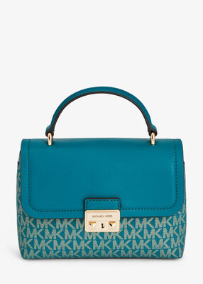 michael kors حقيبة كروسبودي قابلة للتحويل من تريبيكا، صغيرة بشعار الماركة