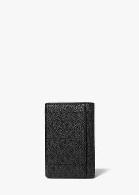michael kors hudson logo bi fold card case