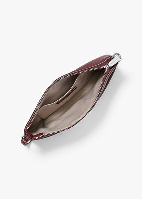 michael kors jet set medium pebbled leather convertible wristlet