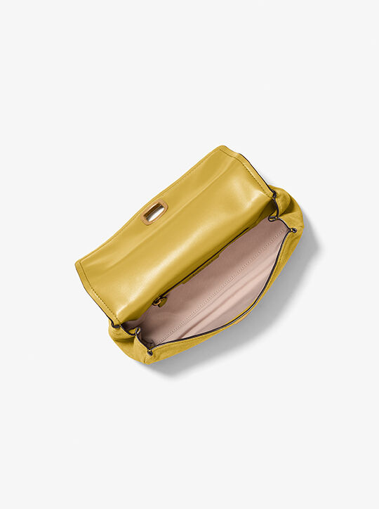 michael kors bryant small suede convertible shoulder bag