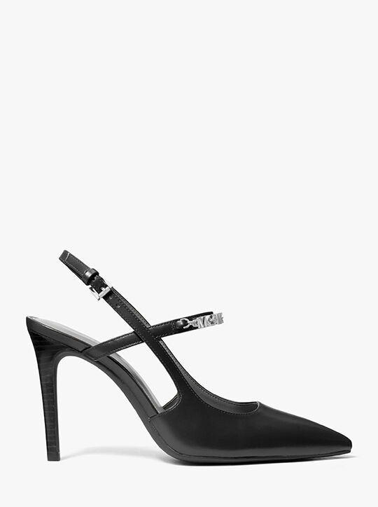 Dina Flex Leather Slingback Pump michael kors dina flex leather slingback pump