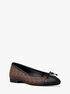 michael kors piper flex signature logo ballet flat