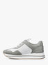michael kors raina mixed media trainer