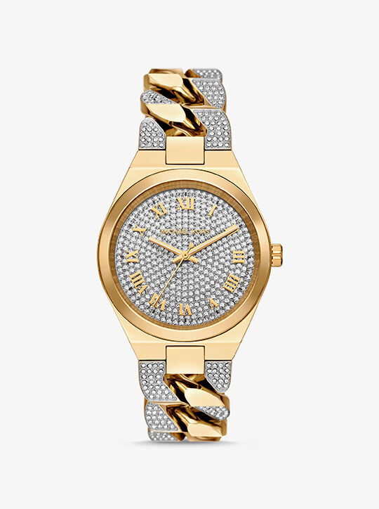 michael kors lennox 37mm ssbr gold