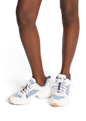 michael kors bowie signature logo trainer