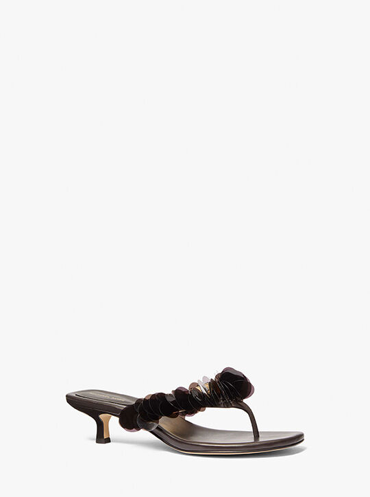 michael kors loretta sequin embellished sandal