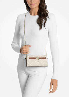 michael kors hamilton moderne extra small signature logo convertible crossbody bag