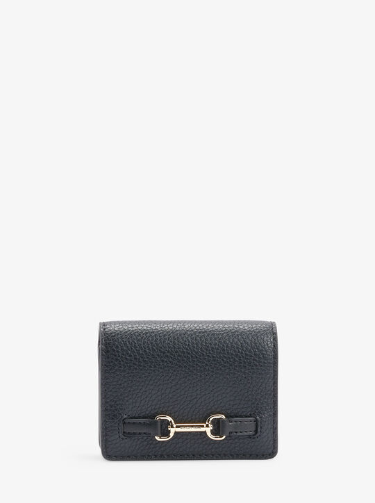 michael kors carson small pebbled leather wallet