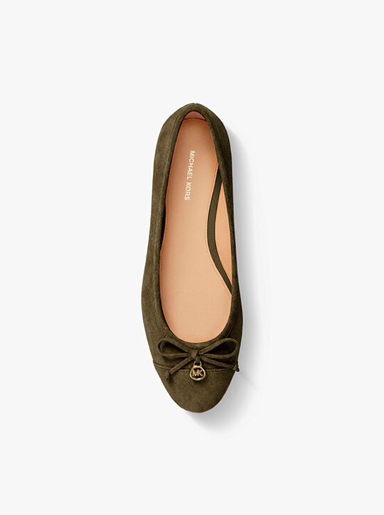 michael kors piper flex suede ballet flat
