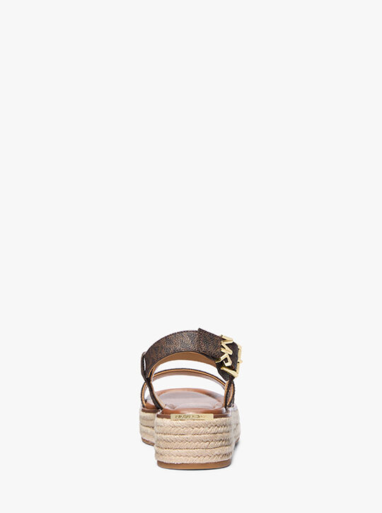 Lynn Signature Logo Platform Espadrille Sandal michael kors lynn signature logo platform espadrille sandal