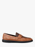 Wesley Leather and Signature Logo Loafer michael kors wesley leather and signature logo loafer