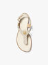 michael kors val signature logo thong sandal