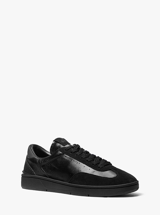 Wilton Leather and Suede Sneaker michael kors wilton leather and suede sneaker