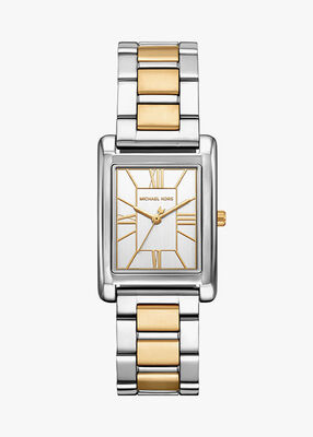 michael kors essex two tone watch