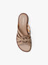 Erika Leather Slide Sandal michael kors erika leather slide sandal