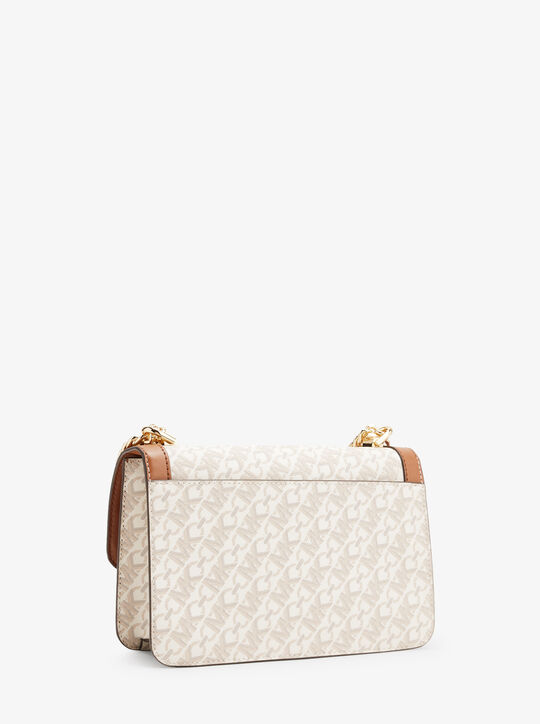 michael kors heather large empire signature logo shoulder bag