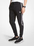 michael kors logo tape cotton blend joggers
