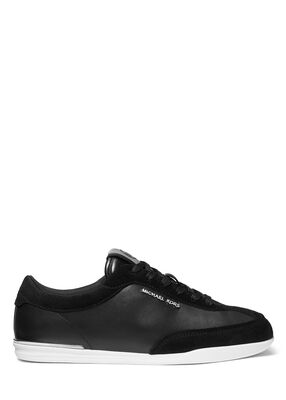 michael kors nolan suede and leather sneaker