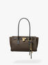 michael kors hamilton moderne small signature logo satchel