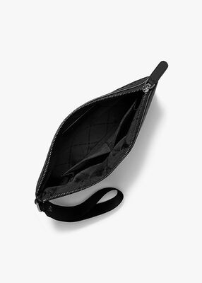 michael kors brooklyn printed signature logo travel pouch