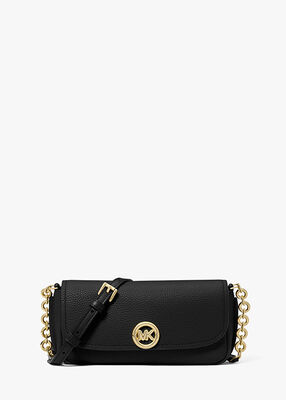michael kors حقيبة كروس نوليتا صغيرة من الجلد المحبب