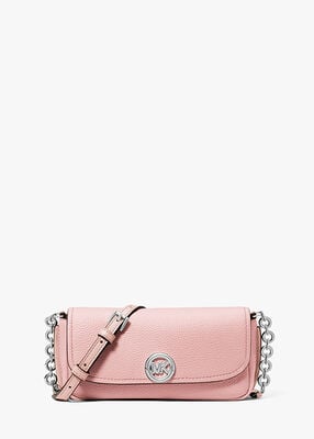 michael kors حقيبة كروس نوليتا صغيرة من الجلد المحبب