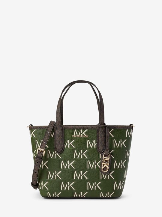 حقيبة يد إليزا صغيرة جدًا بشعار منقوش michael kors حقيبة يد إليزا صغيرة جدًا بشعار منقوش