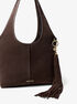 Suede Tassel Bag Charm michael kors suede tassel bag charm