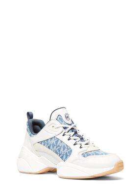 michael kors bowie signature logo trainer